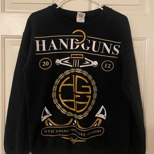 Black Graphic Sweater